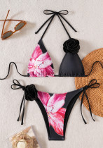 Two pieces set Print Bikini women's swimsuit