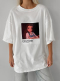 cotton Casual cartoon summer loose trend fashion short-sleeved T-shirt for women