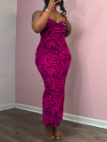 Women Summer Casual Leopard Dress