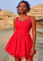 Women sexy suspenders red lace summer Backless Formal Party Dress Women sexy suspenders red lace summer Backless Formal Party Dress