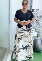 Plus Size African Women Spring Summer Dress Plus Size African Women Spring Summer Dress