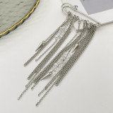 Women Heart Print Shaped Tassel Flower Bowknot Brooch