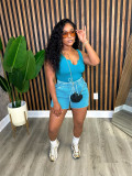 Women Sexy Top and Shorts Two-piece Set