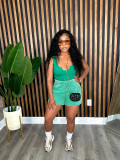 Women Sexy Top and Shorts Two-piece Set