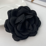 Women Heart Print Shaped Tassel Flower Bowknot Brooch
