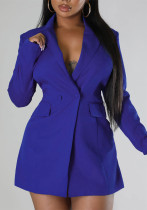 Women Fashion V-neck Long-sleeved Jumpsuit