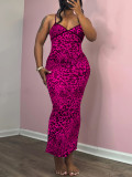 Women Summer Casual Leopard Dress