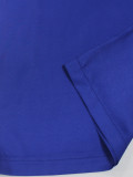 Women Elegant Round Neck Long Sleeve Top and Pants Two-piece Set