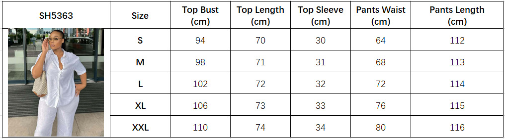 Women's short sleeve Turndown Collar shirt wide-leg trousers African two-piece set for women