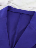 Women Fashion V-neck Long-sleeved Jumpsuit