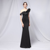 Summer Formal Off-Shoulder Long Mermaid Evening Dress