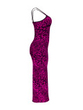 Women Summer Casual Leopard Dress