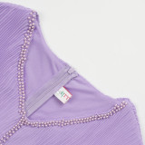 Plus Size Women Dubai Elegant Beaded African Dress