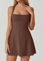 Outdoor Golf Sleeveless Yoga Tennis Sports Dress Outdoor Golf Sleeveless Yoga Tennis Sports Dress