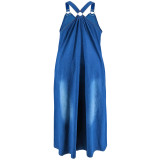 Women's Summer Elegant Deep V Sleeveless Dress