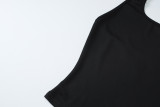 Summer Sexy U-Neck Halter Camisole for Women - Slim Fit Low Back Top