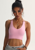 Seamless Sports Yoga Clothes for Women Cross Tank Yoga Bra Seamless Sports Yoga Clothes for Women Cross Tank Yoga Bra