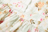 Summer women's clothing Chic sexy Low Back Slim Waist printed dress female