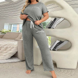 Spring Summer style printed home clothes Casual comfortable pajamas for women
