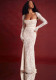 Women sexy long-sleeved lace top suspenders pleated lace lace Skirt two-piece suit