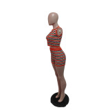 Women Sexy Knitting Top and Shorts Two-Piece Set