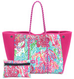 Diving Material Tote Crossbody Shoulder Bag Outdoor Casual Large Capacity Beach Handbag