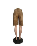 Women casual tassel Denim Shorts