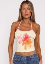 Women Summer Sexy Printed Strapless Top Women Summer Sexy Printed Strapless Top