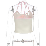 Women Summer Sexy Printed Strapless Top