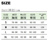 Women's Spring/Summer Contrast Color Halter Neck Irregular Print Dress