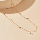 Women Summer Beach Sexy Belt Bikini Navel Chain Sexy Pearl Body Chain