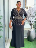 Plus Size African Women Dress