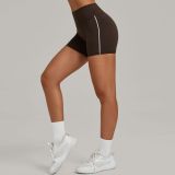 Women Patchwork Yoga Running Shorts