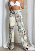Women Street Casual Printed Pant Women Street Casual Printed Pant