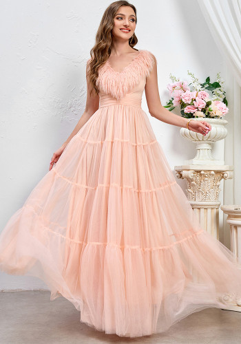 Women French Summer Beach Formal Party Dress