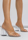 Women Square Toe Block Heel High Heel Sexy Summer Sandals heels