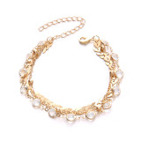 Women Chain Anklet Retro Anklet Crystal Chain Beach Anklet