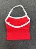 Women Summer Halter Neck Yoga Vest Quick Dry Fitness Top