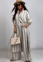 Summer Elegant Sexy V-Neck Top Printed Wide-Leg Pants Two-Piece Set Summer Elegant Sexy V-Neck Top Printed Wide-Leg Pants Two-Piece Set