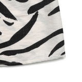 Women Elegant V-Neck Sleeveless Zebra Print Dress