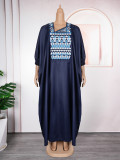 Muslim Embroidered African Dress Casual Couple Robe