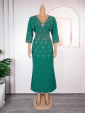 Plus Size African Women Dress