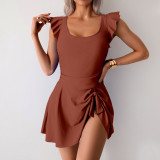 Women's Swimming Dress One-Piece Swimsuit