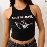 Women Print Ribbed Tank Top