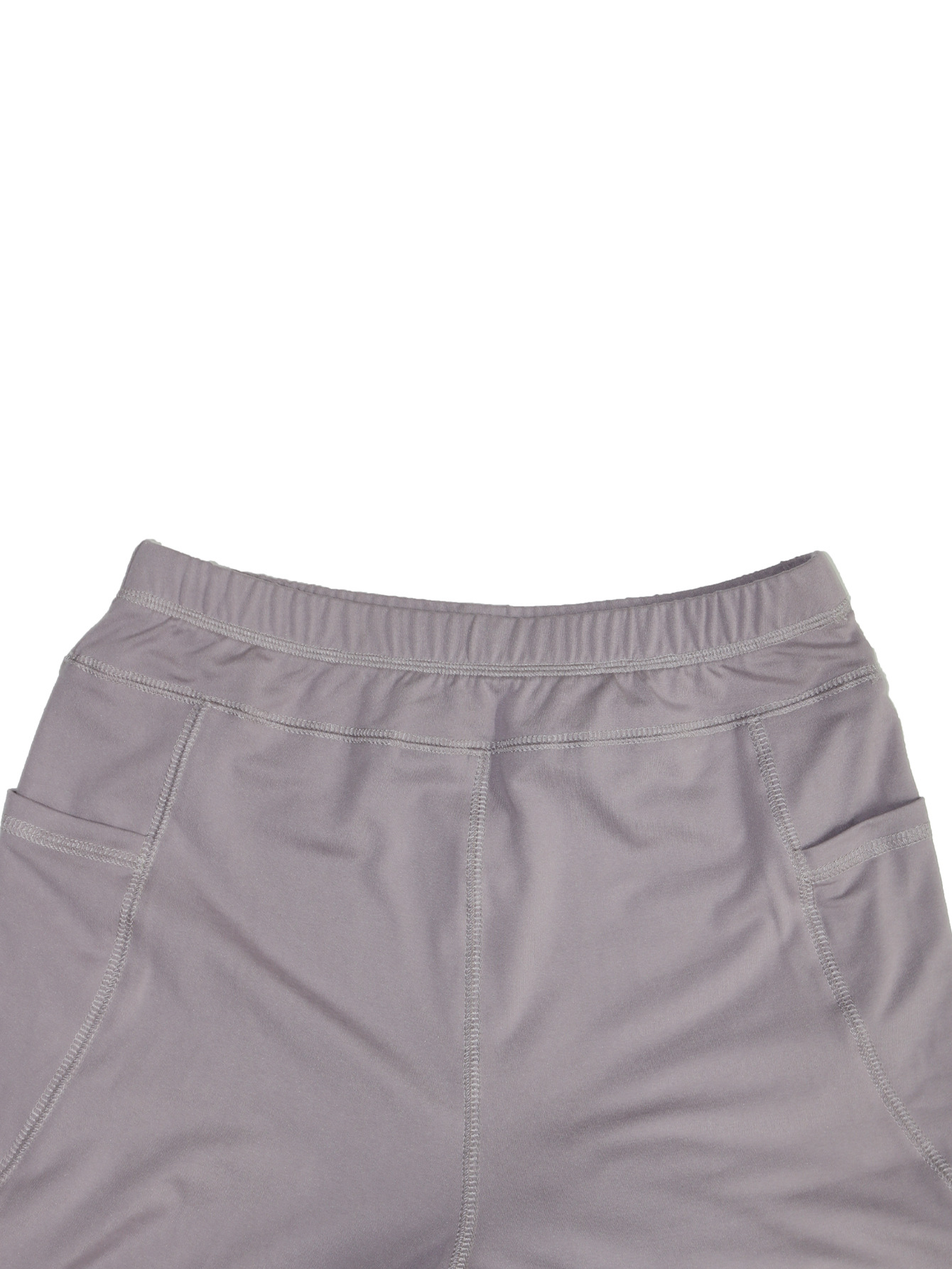 Women's Casual Gray High Stretch Hooded Zipper Top Slim Fit Trousers Sports Suit