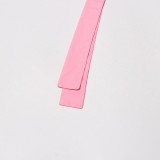 Women's Sleeveless Ruffle Chic Slim Waist Fashion Long Dress