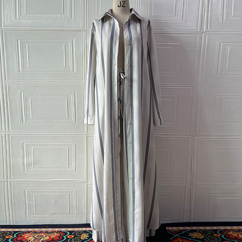 Summer Elegant Sexy V-Neck Top Printed Wide-Leg Pants Two-Piece Set