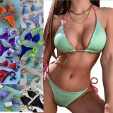 Women Bikini Two Pieces Solid Sexy Swimwear