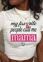 Women Summer Hip-Hop Rock Sexy Short Sleeve Crop T-shirt