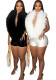 Women Casual Elegant Feather V Neck Halter Neck Sexy Romper
